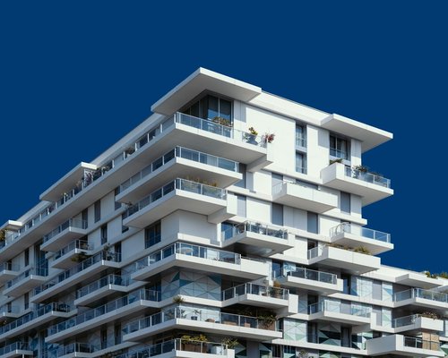 Residential apartment block maintenance and diagnostic services in urban area